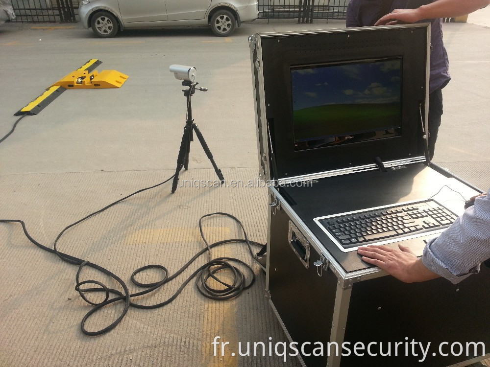 Sous le système d'inspection de surveillance de véhicule pour la reconnaissance de plaque d'immatriculation de soutien d'équipement de contrôle de sécurité de véhicule